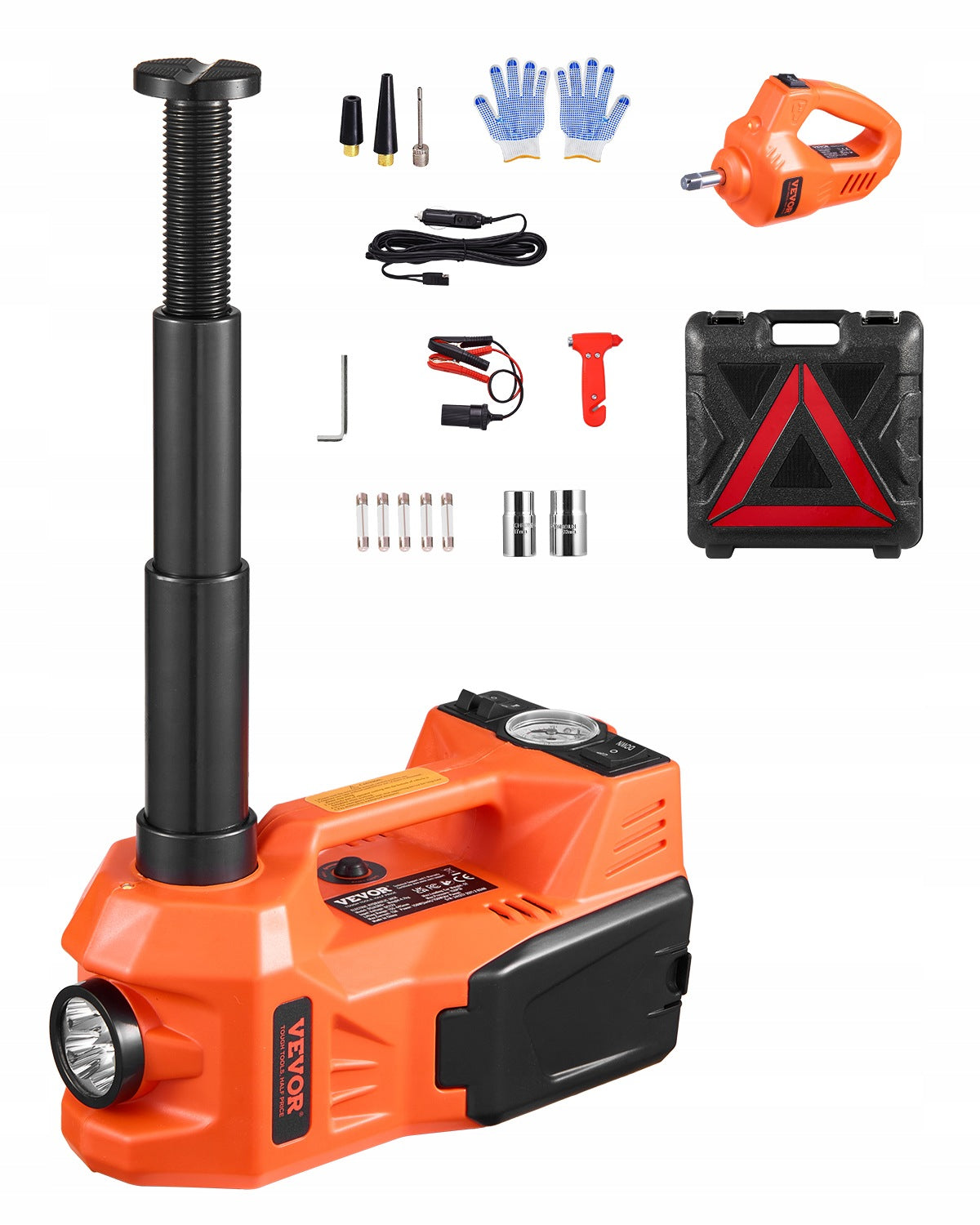 5T Electric Car Lift With Impact Wrench 15.5-44.5CM With Pump Brand SucceBuy