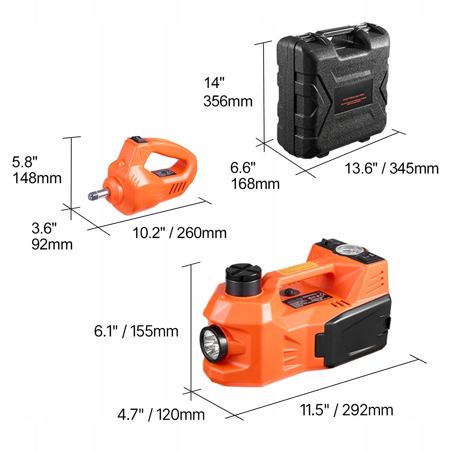 5T Electric Car Lift With Impact Wrench 15.5-44.5CM With Pump Manufacturer code DDYYQJDTJJTD