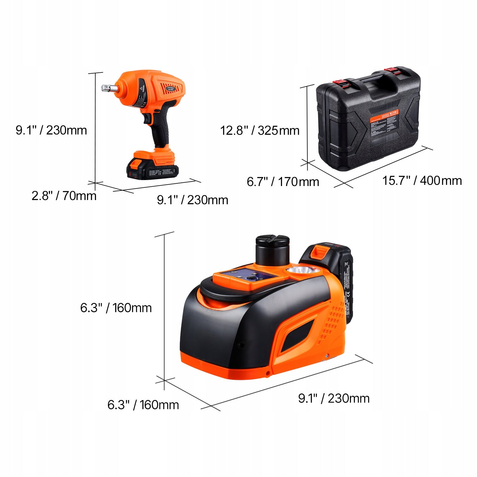 5T Electric Car Lift With Impact Wrench 16-45CM With Remote Control Manufacturer code DDYYQJDTJWW583