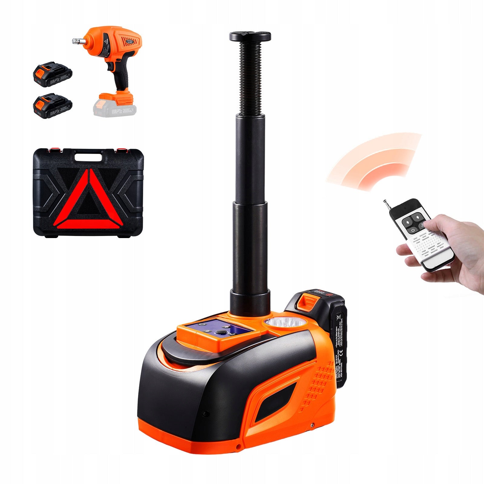 5T Electric Car Lift With Impact Wrench 16-45CM With Remote Control