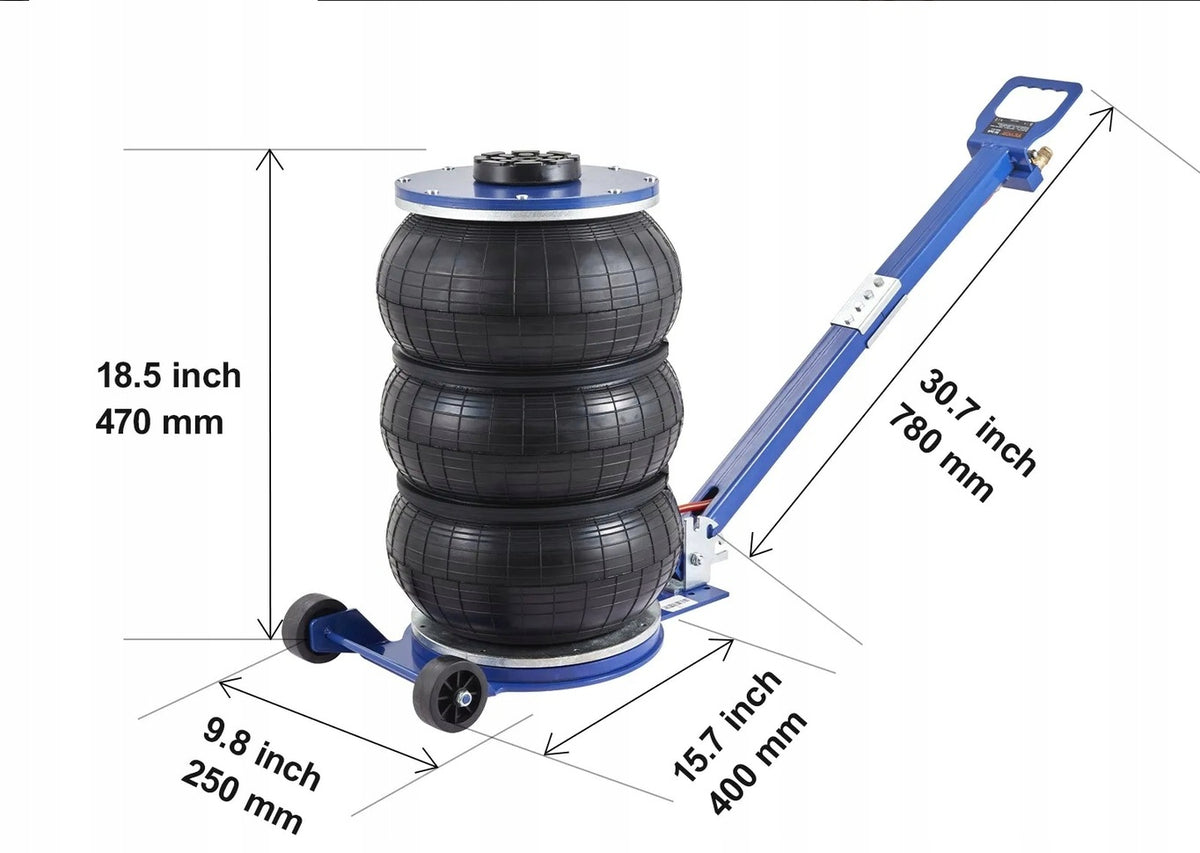 5T Pneumatic Snowman Workshop Lift for Service and Garage Maximum lifting height 470 mm