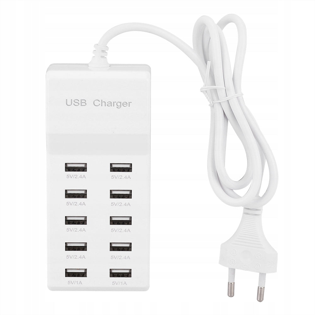 5V 10 Port Smart Fast USB Charger for Mobile Phone