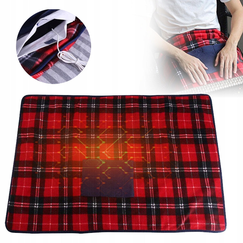 5V/1A SAFE ELECTRIC BLANKET - COMPACT 88X65CM WITH HEAT CONTROL