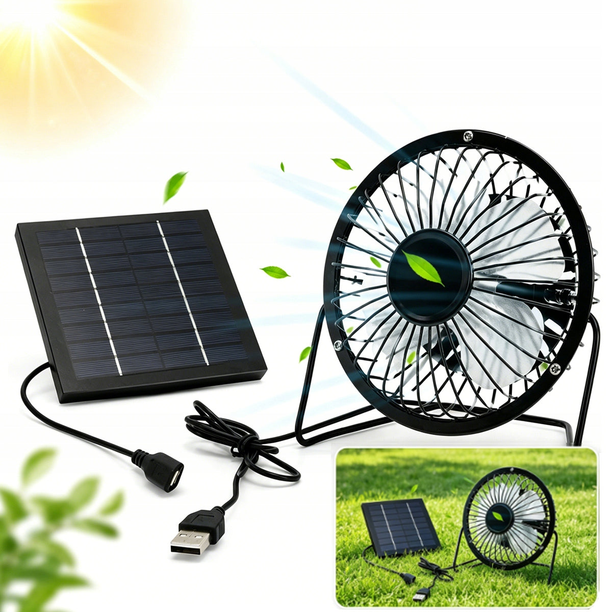 5W SOLAR FAN, EXHAUST FAN, FOR GREENHOUSE, SHED, CHICKEN COOP