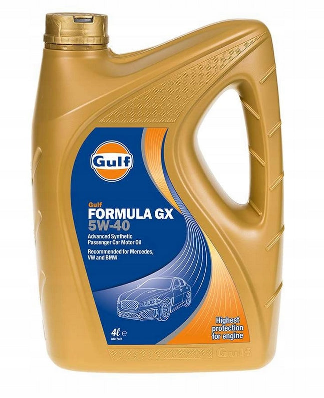 5W40 Gulf Formula GX 4L 502.00/505.00, RENAULT 0710 Manufacturer code 1222