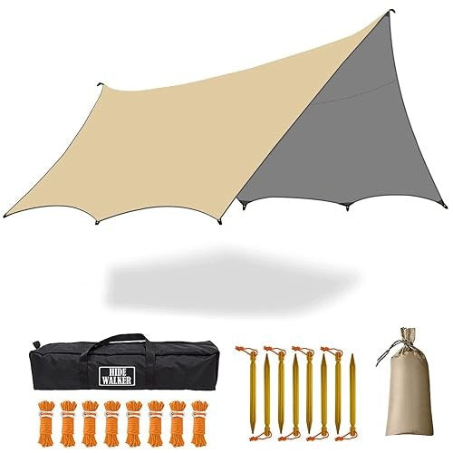 5X5M HEXAGONAL WATERPROOF CAMPING TARP FOR HOME Manufacturer code SWC5908807189254