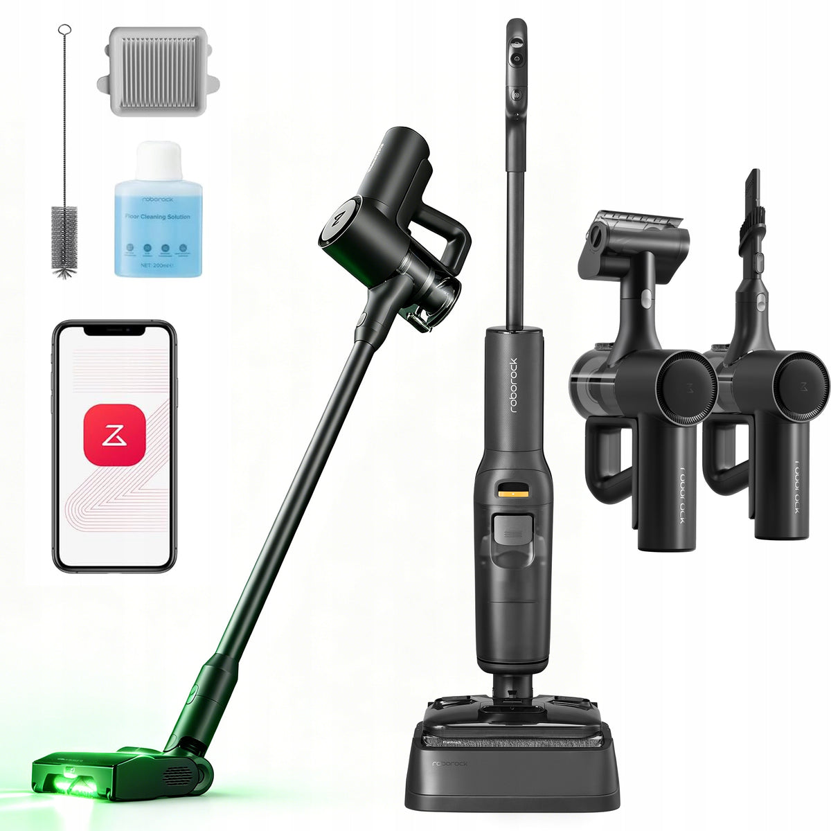 5in1 Cordless Vertical Mopping Vacuum Cleaner Roborock F25 ACE Combo 20000Pa