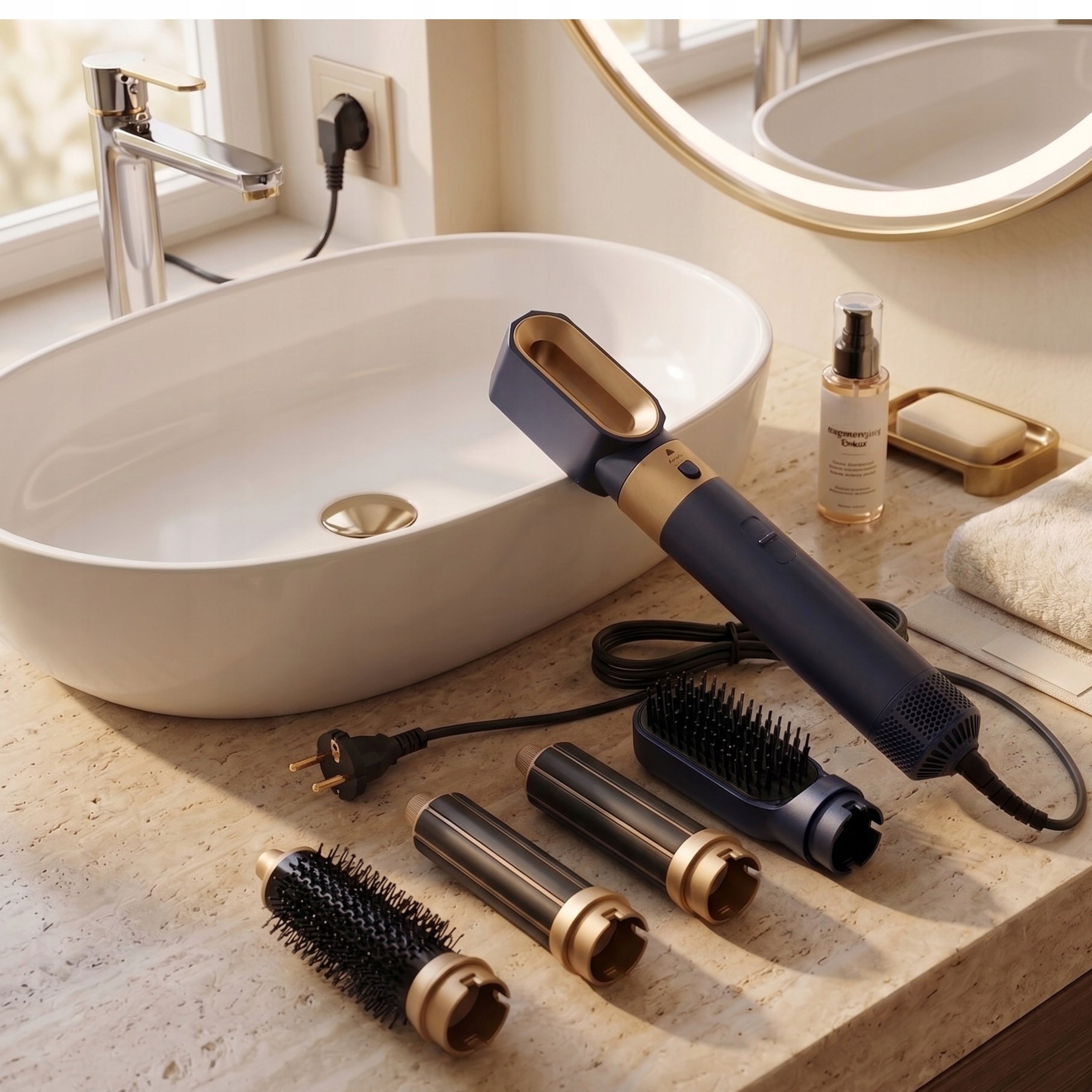 5in1 Curler Dryer with Ionization Coanda 1000W Hair Tips Manufacturer code Suszarka do włosów Suszarko Lokówka Air 5w1