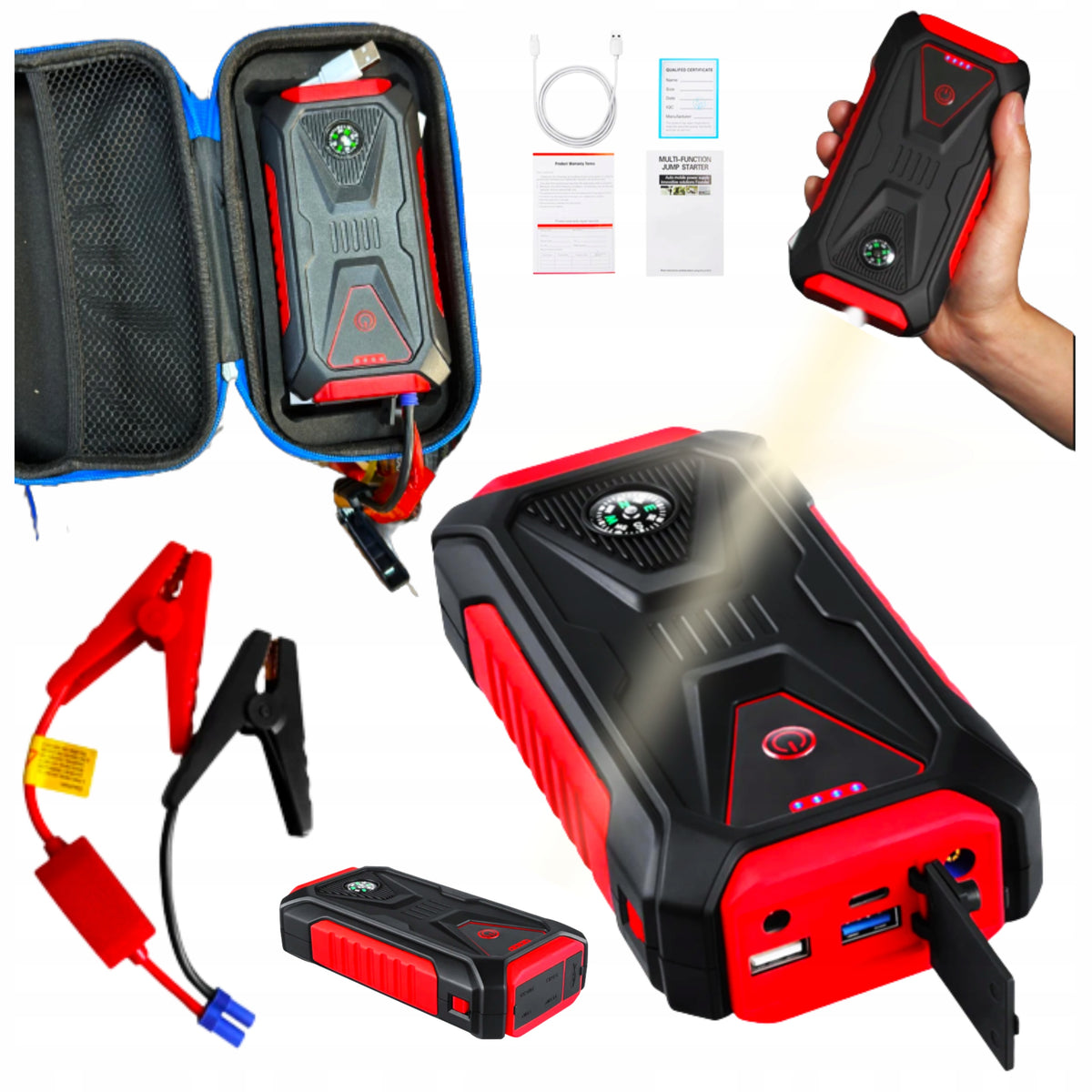 5in1 JUMP STARTER BOOSTER FOR POWERBANK BATTERY