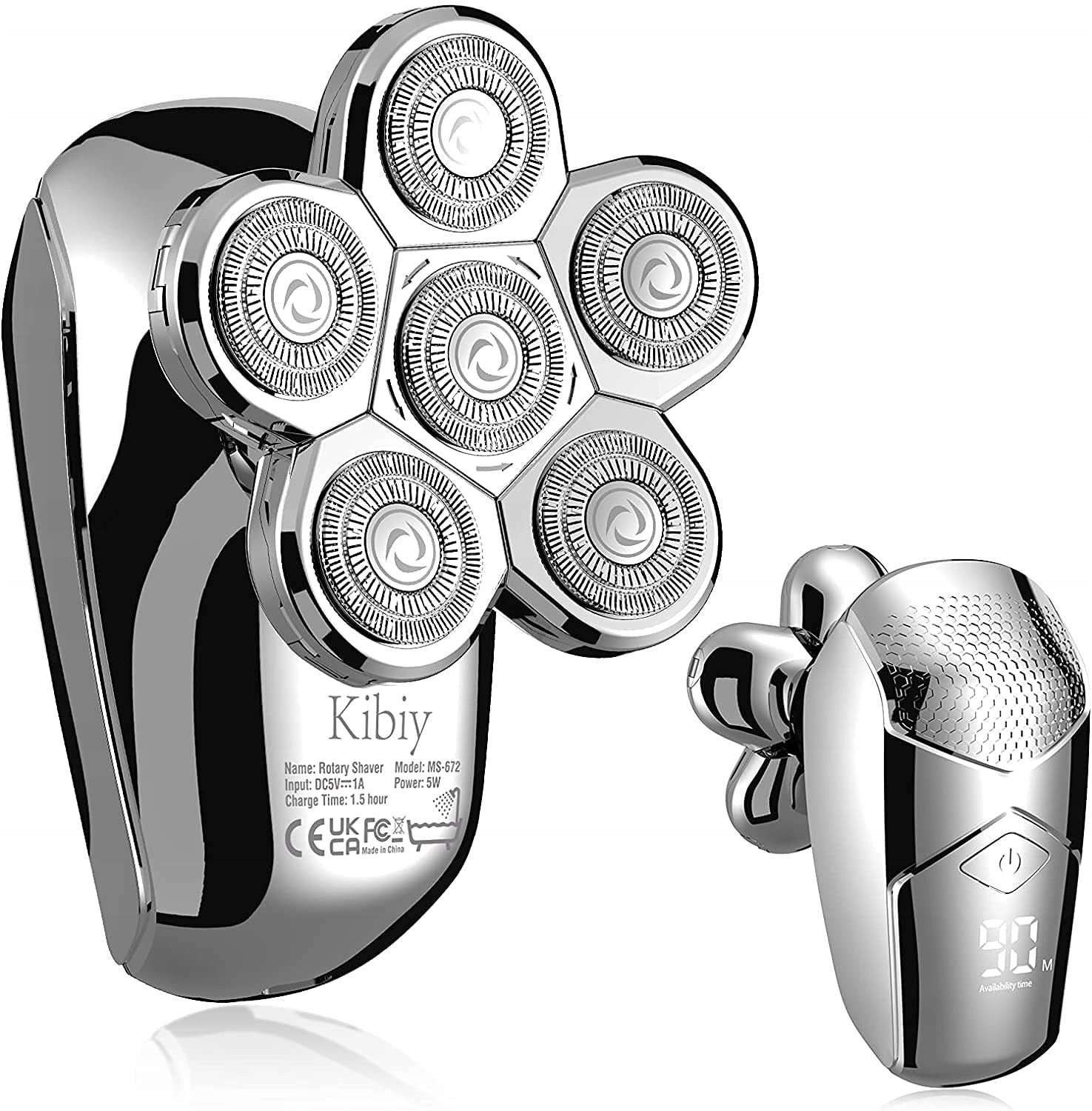 5in1 Men's Electric Shaver with 6 Heads