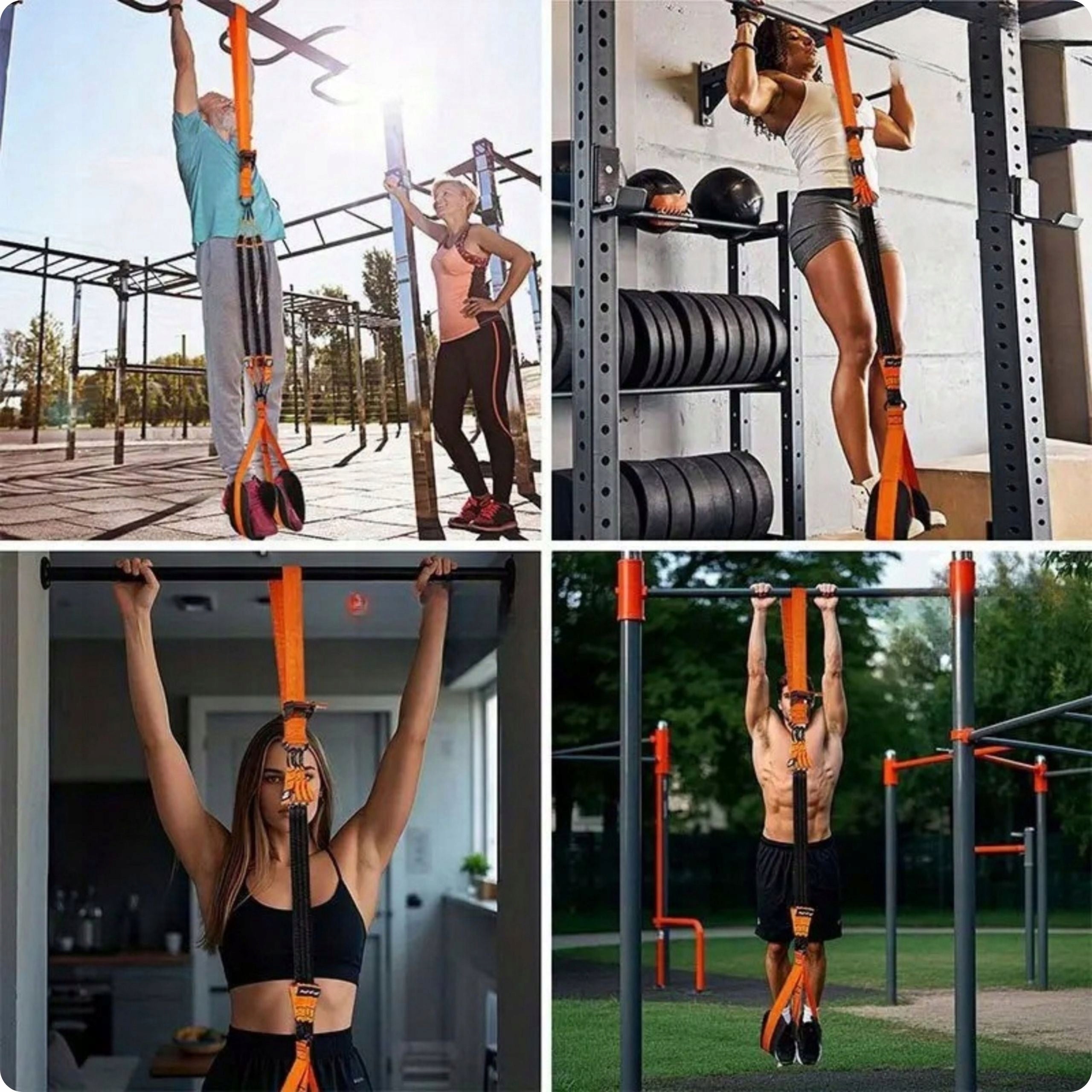 5in1 Resistance Bands Exercise Pull-Up Kit with Your Own Fitness Body Packaging status original