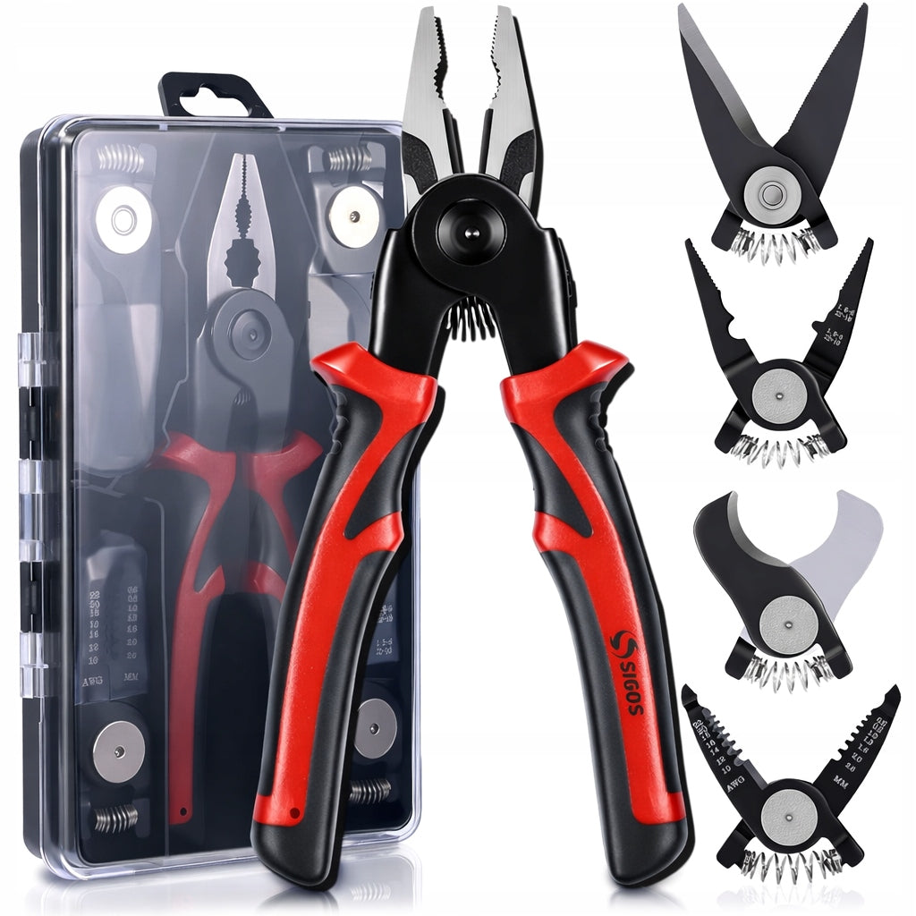 5in1 Universal pliers for wire and sheet metal cutting insulation