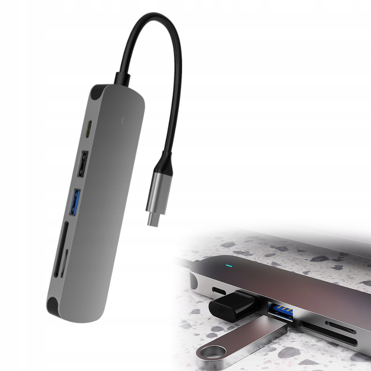 5in1 Windows Docking Station FOR MacOS Hub USB USB-C HDMI