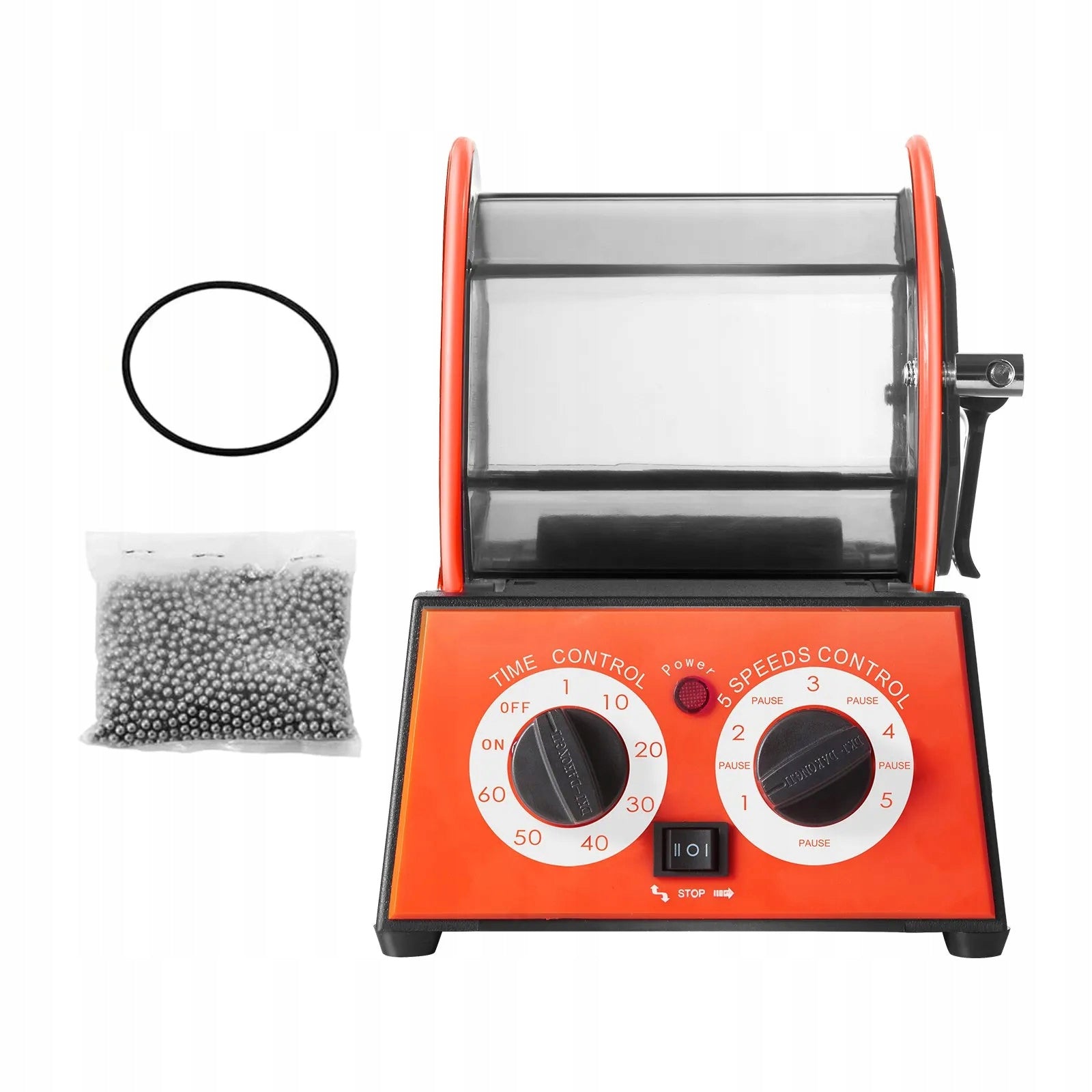 5kg Rotary Tumbler Polishing Machine 60W Jewelry Polisher Adjustable Speed Manufacturer code WSPGJCSSDK5KG