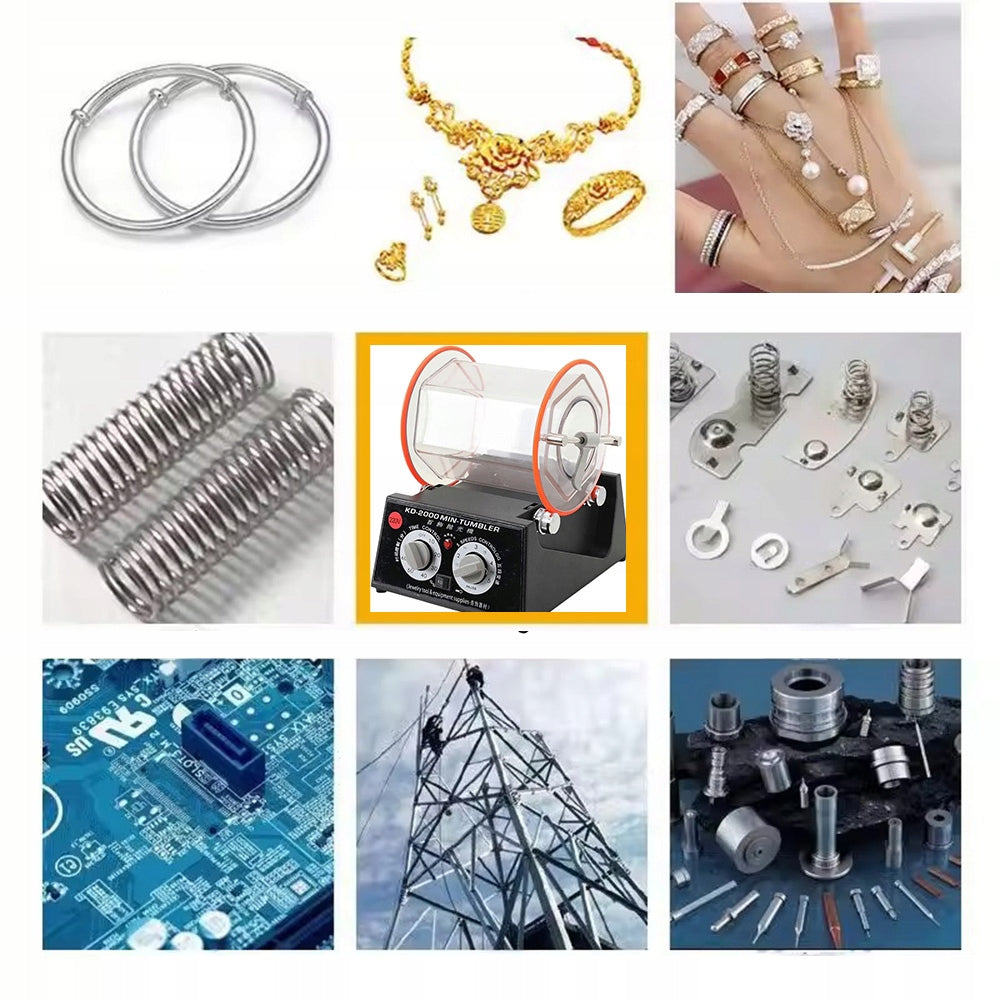 5kg Rotary Tumbler Surface Polisher Jewelry Polish Finish Machine Gem DIY Packaging status original