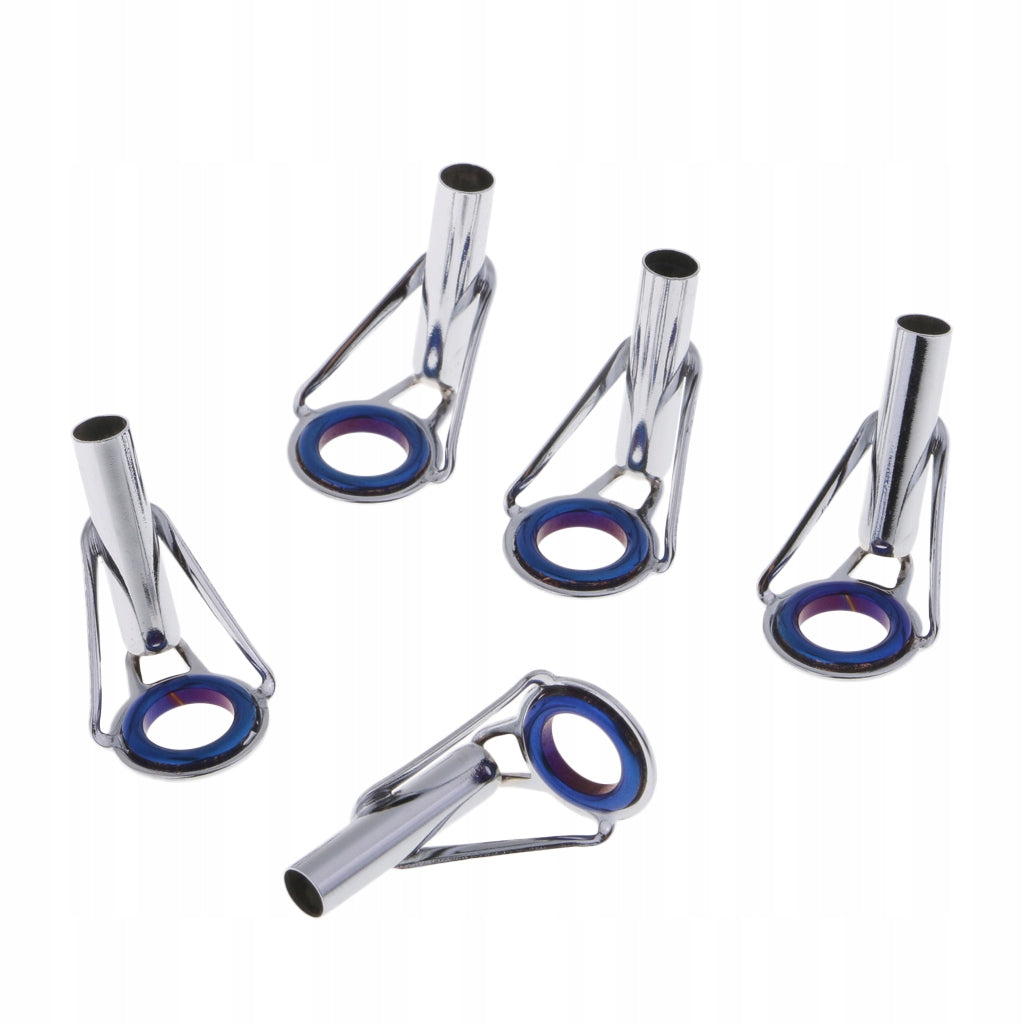 5pcs Stainless Steel Fishing Rod Guide Rings Eye Brand no brand