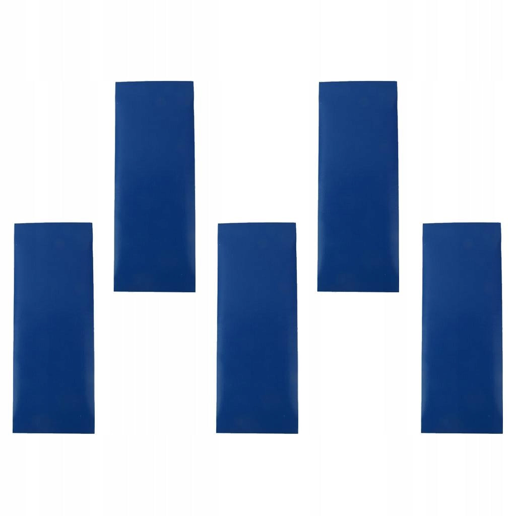 5pcs/set 200 x 76mm Waterproof Blue Packaging status original