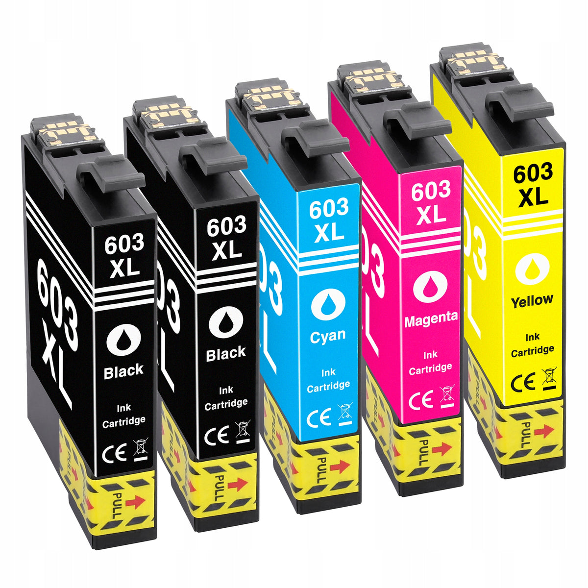 5x 603 XL ink cartridge for EPSON XP-2150 XP-3150 XP-4150 Packaging status original