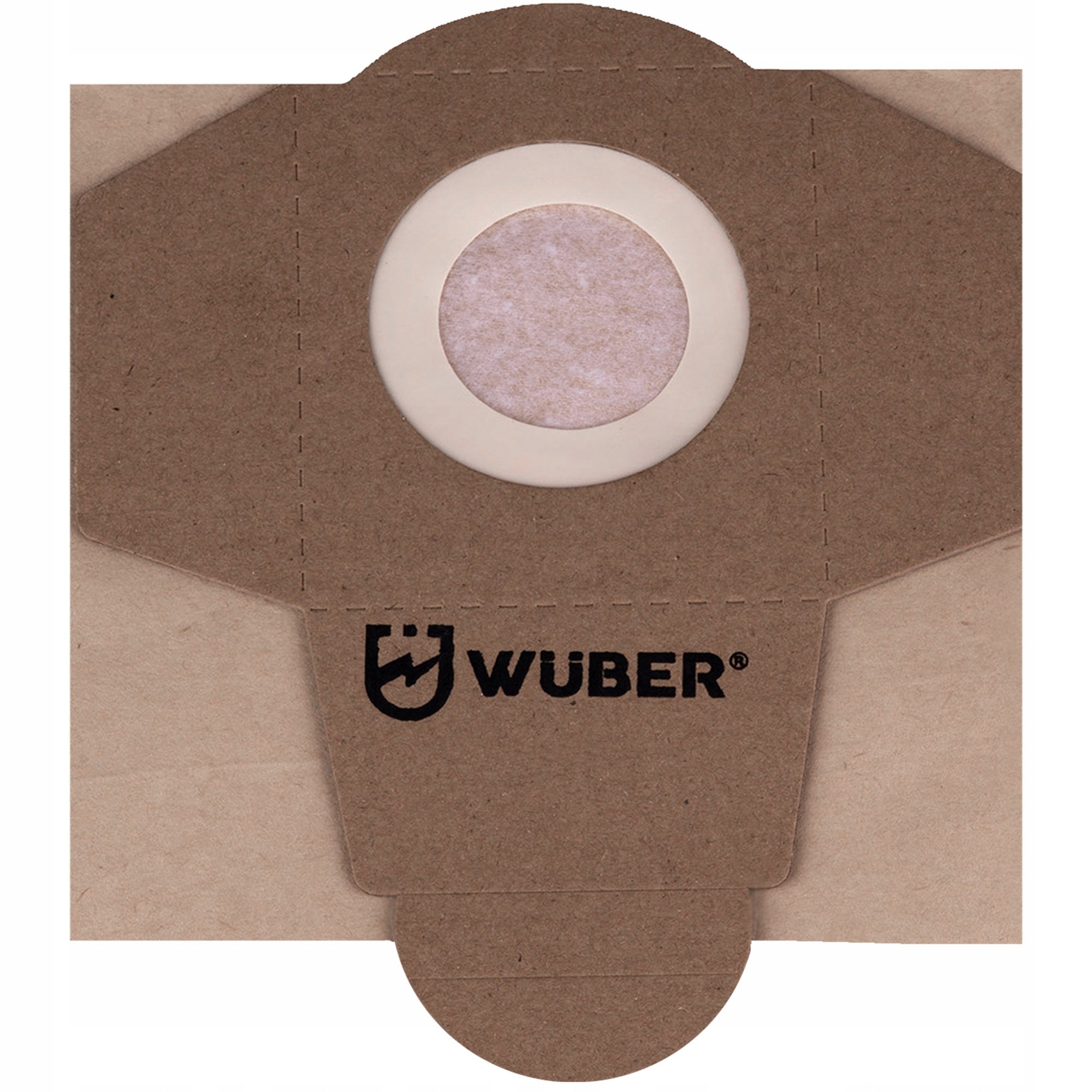 5x INDUSTRIAL VACUUM CLEANER BAGS 20 L 5 PIECES PAPER THICK WUBER Model W42661