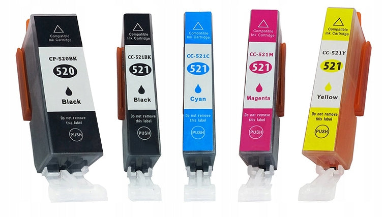 5x INKS FOR CANON PIXMA IP4600 IP3680 IP3600