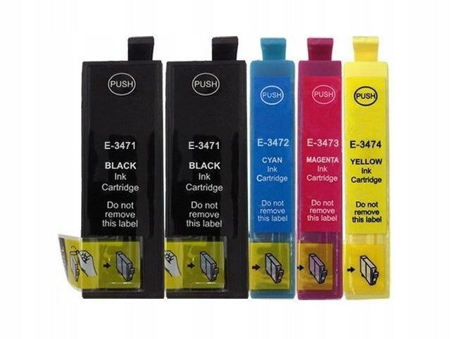 5x INKS for Epson WorkForce Pro WF3720DWF T3471 XL