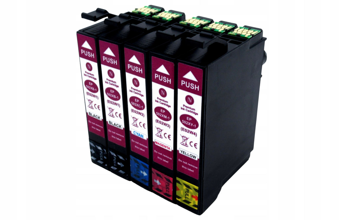 5x Inks for EPSON 502 XL XP-5100 WF-2800 WF-2860 Manufacturer Inkdigo