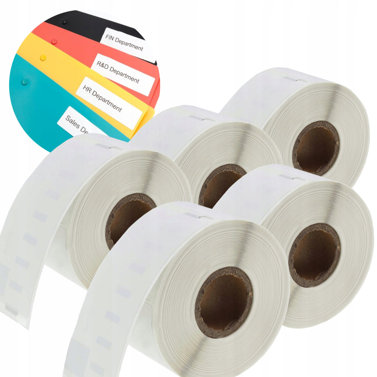 5x Labels for DYMO LW 99012 36x89mm S0722400 89x36mm