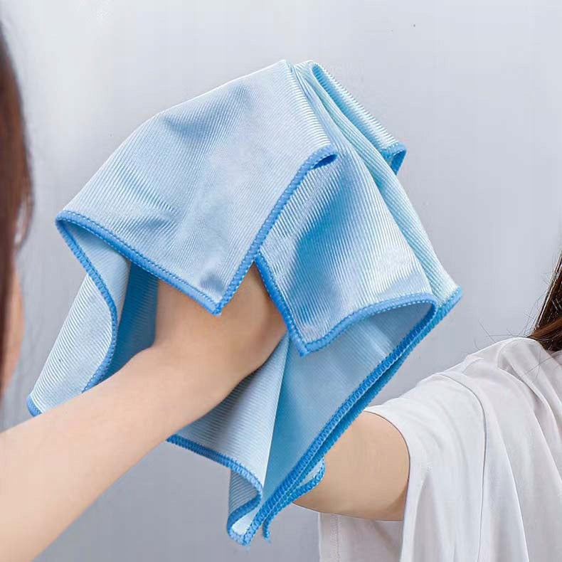 5x MICROFIBER WINDOW CLEANING GLASS FLAT 40x40 CLOTH WITHOUT STREAKS Manufacturer code mikrofibra do szyb szkła