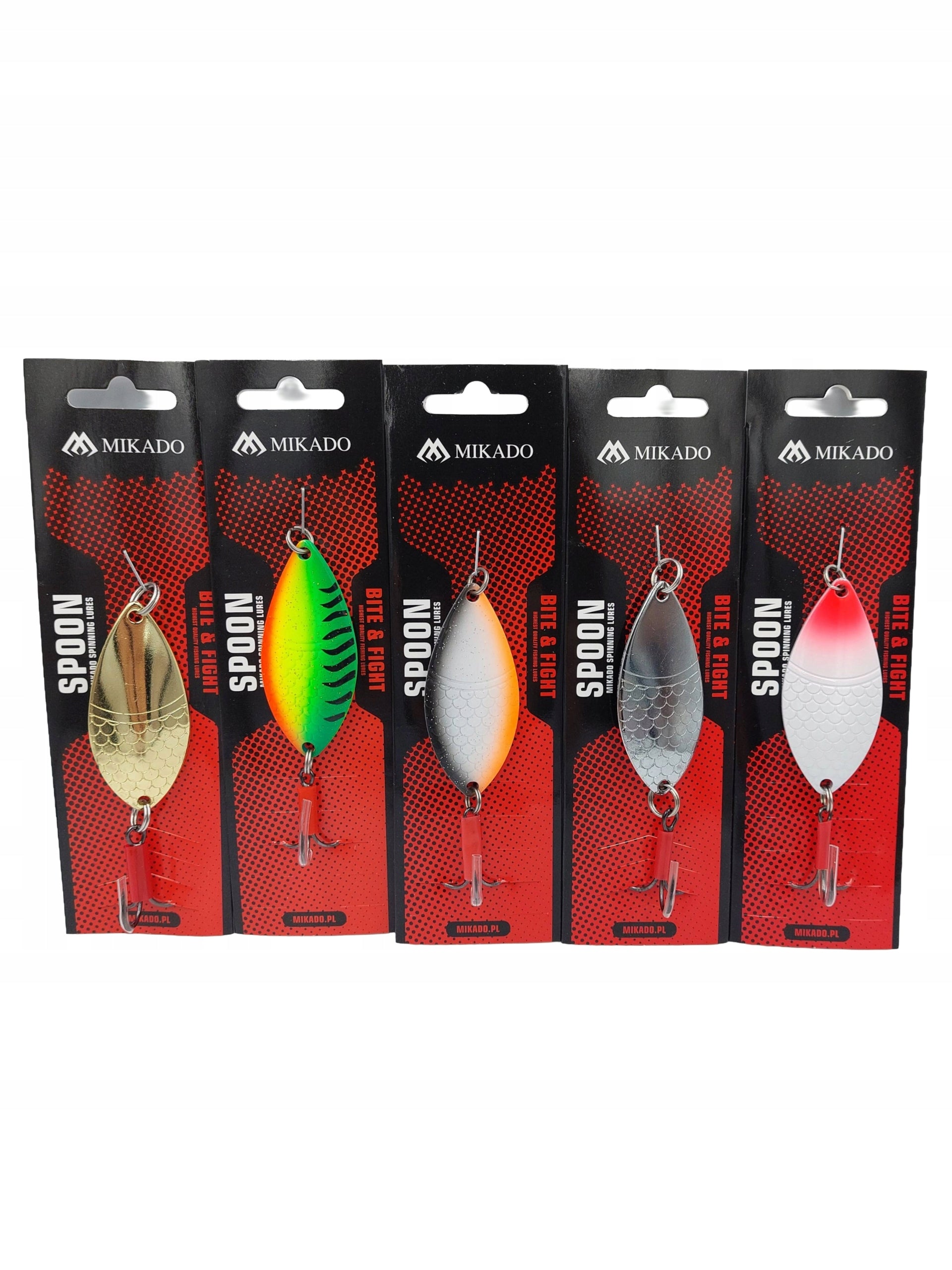 5x MiKADO Algae 2 shuttle spinner 20g spinner Packaging status original