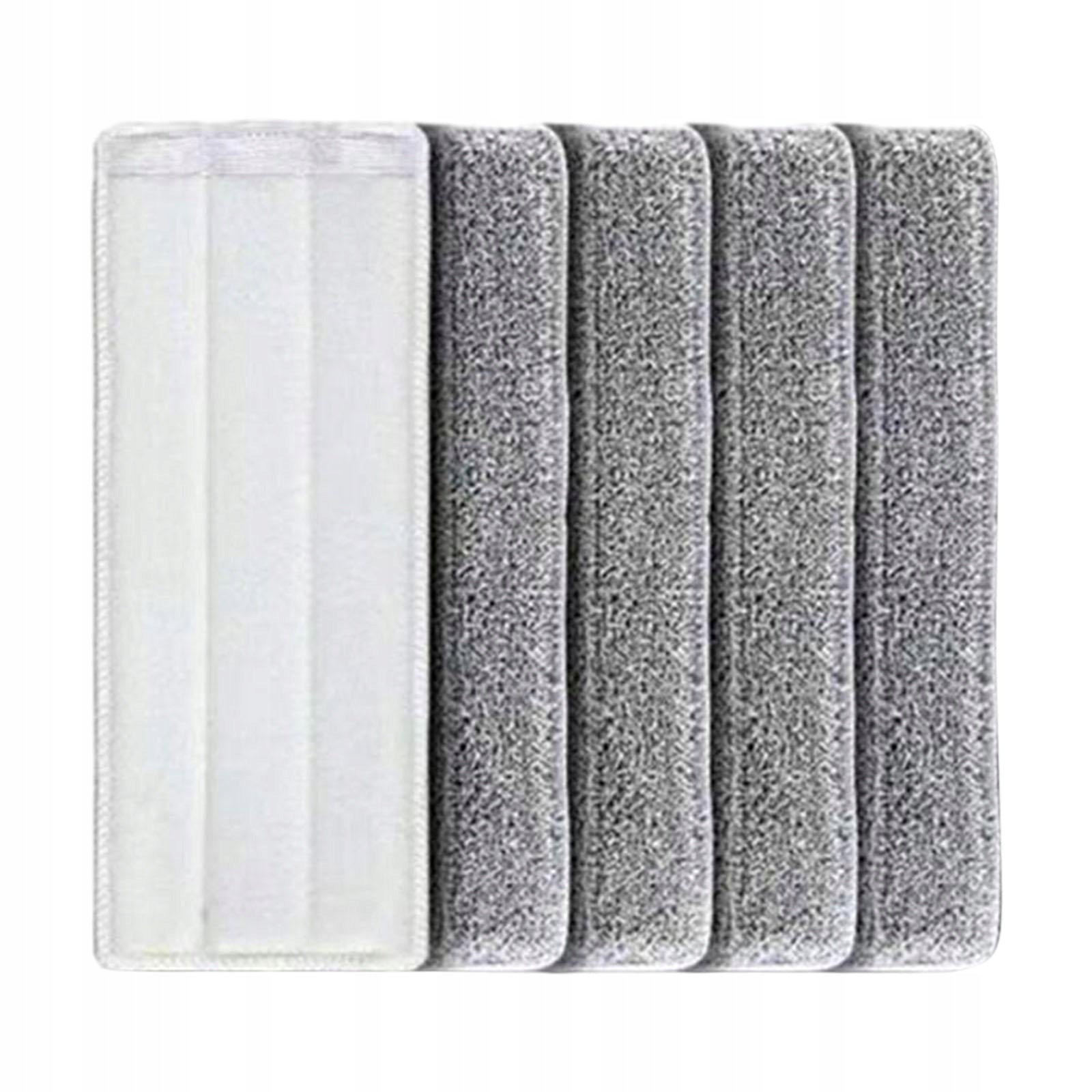 5x Microfiber Mop Pads Household Easy to Replace Wet Reusable Sweeper Mop