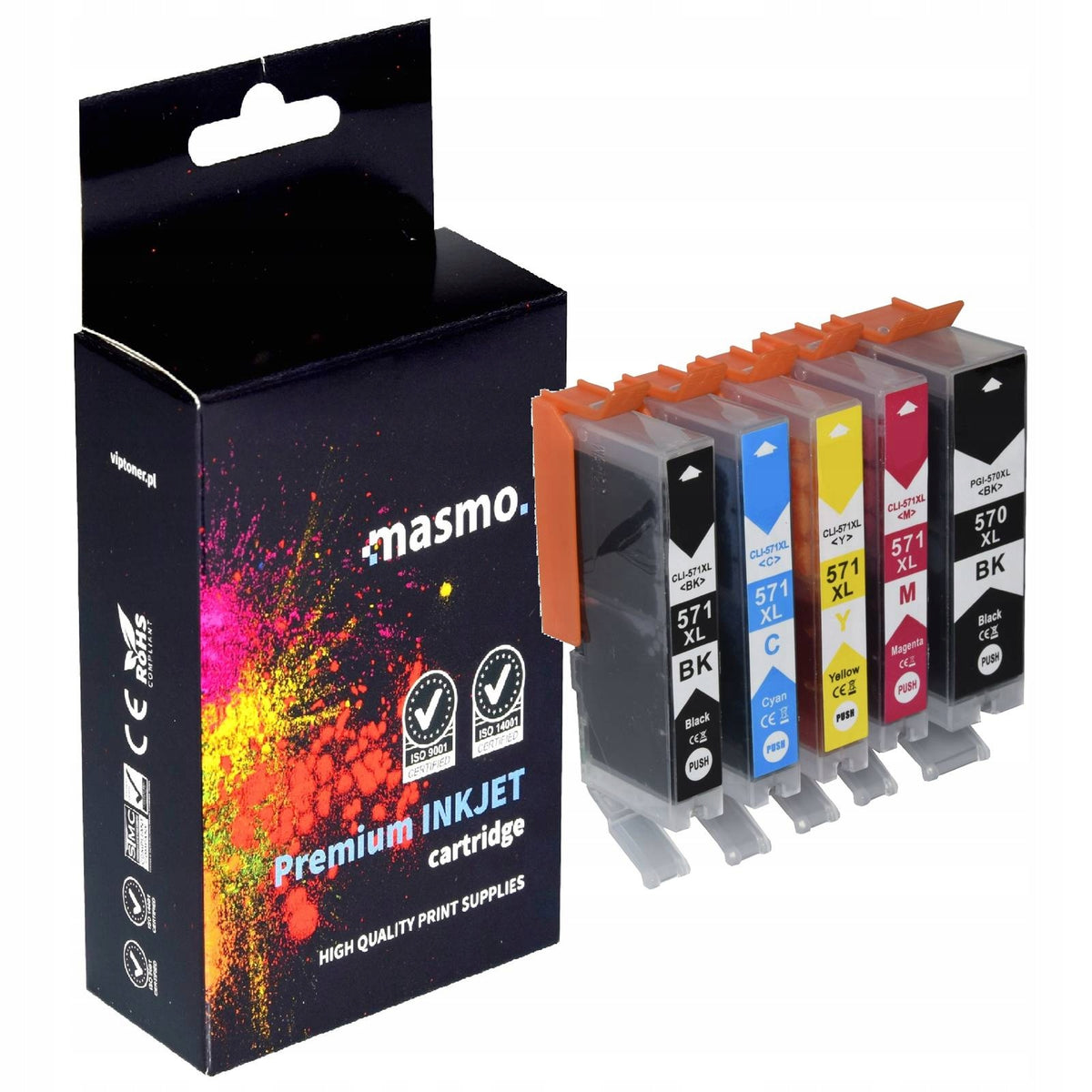 5x NEW CANON PIXMA MG 5750 XL PRINTER INKS