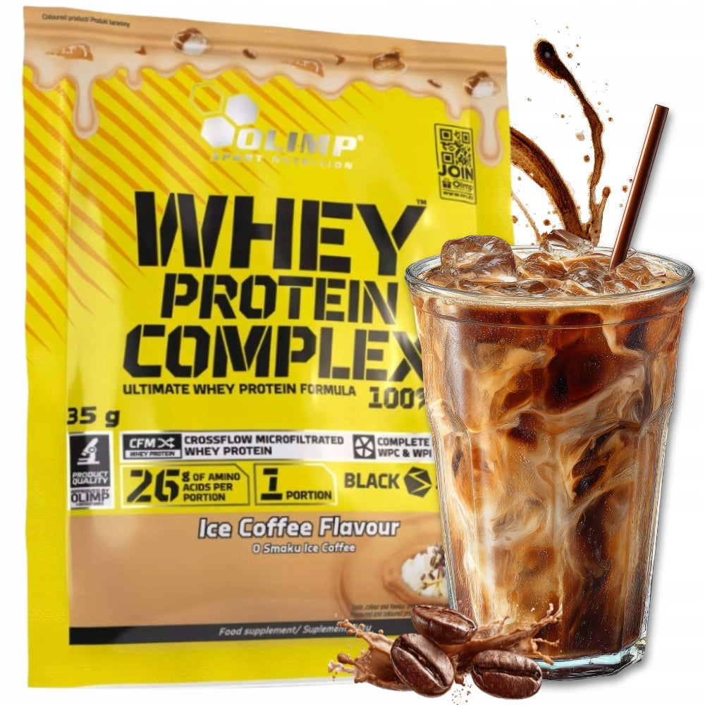 5x Olimp WPC Whey Protein Complex 100% 35g ICE COFFEE Protein FROZEN COFFEE Expiration date at least 3 months from the date of purchase