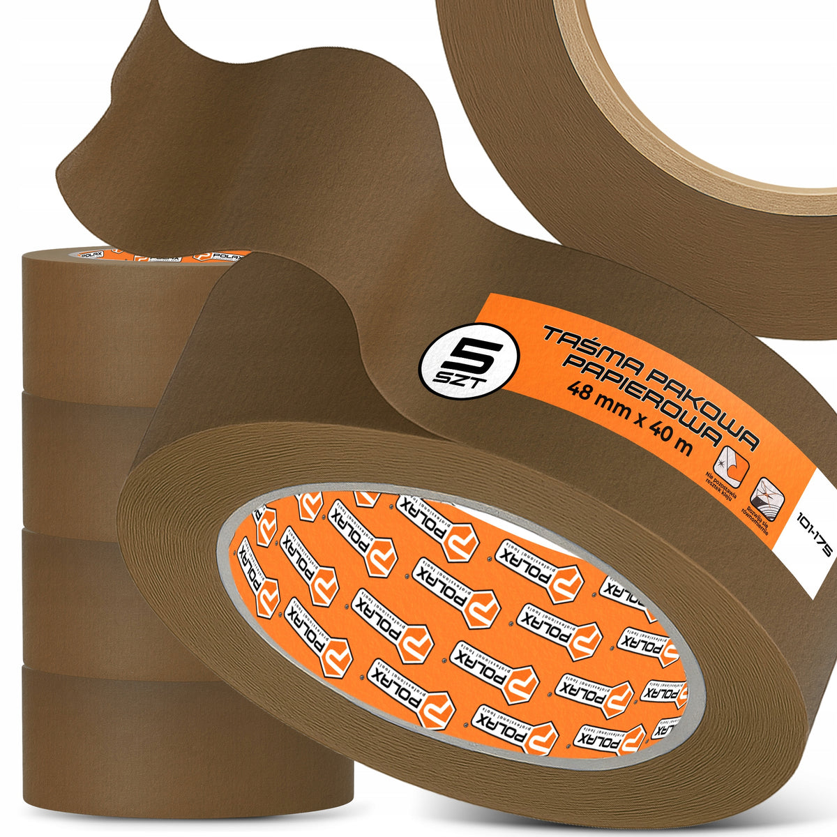 5x PACKING Paper ADHESIVE TAPE 40 m Packing Packs Brown THICK HN-P