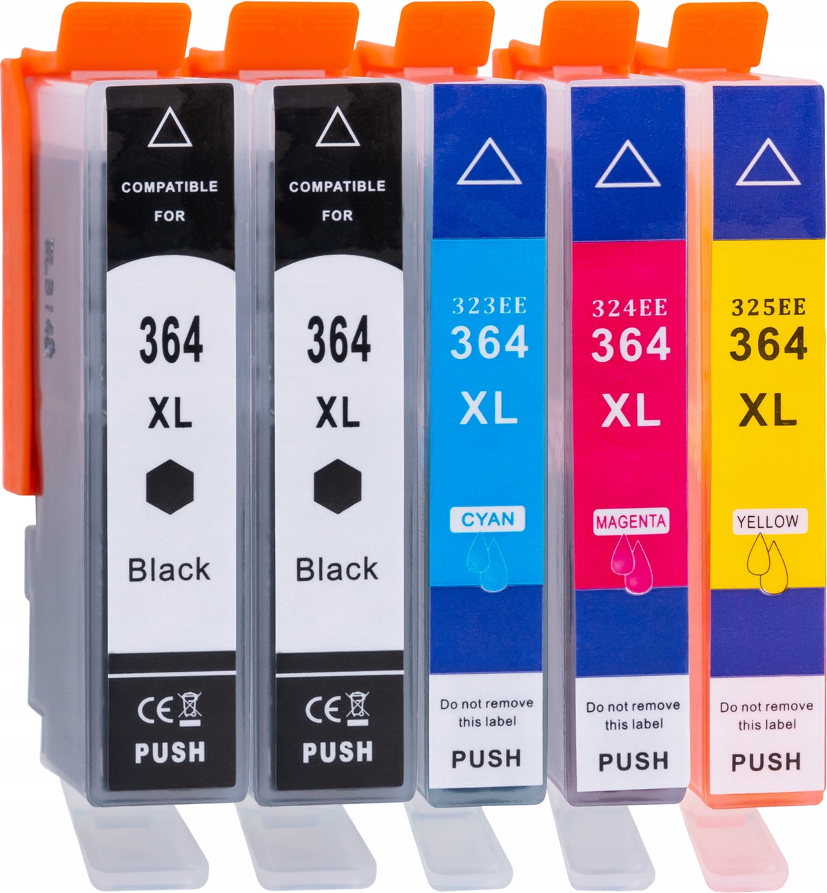 5x PRINTER INK HP PHOTOSMART 5524 5520 364 XL