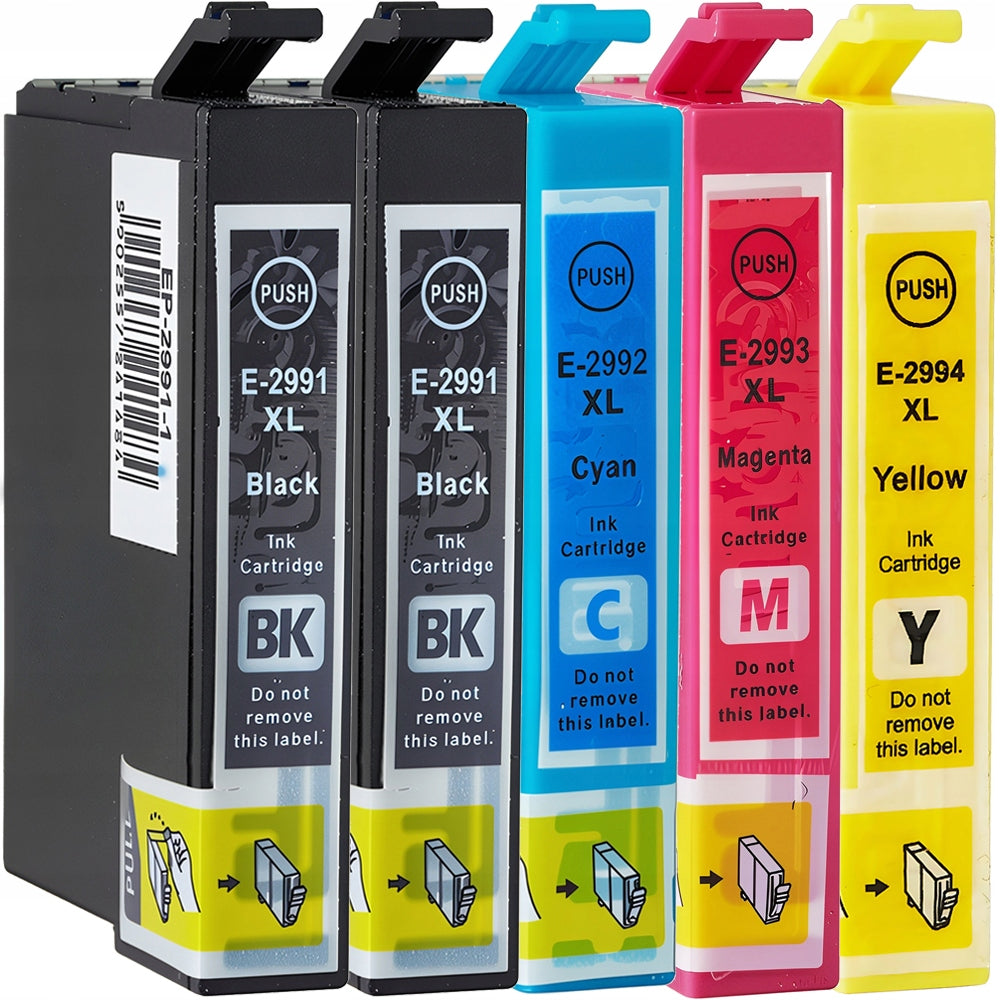5x Printer inks EPSON T2991 29XL XP235 XP245 XP332 XP335 XP342 XP432