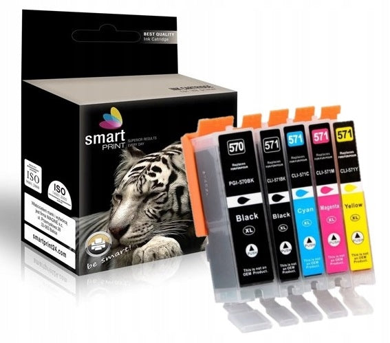 5x REPLACEMENT INKS FOR CANON PGI570 CLI551 CMYK