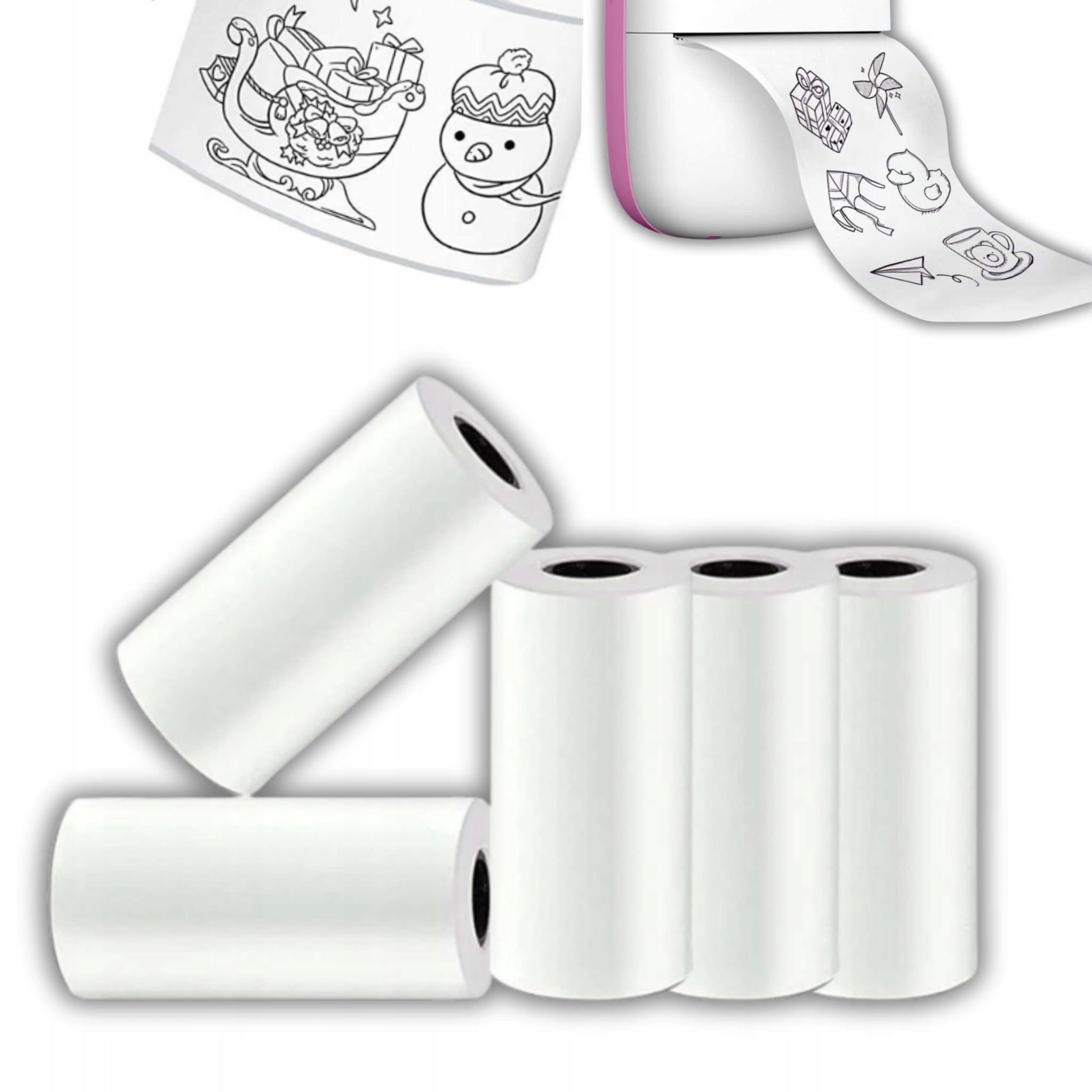 5x ROLL THERMAL PAPER FOR PRINTING ROLLS SET CARTRIDGES 5 ROLLS