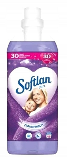 5x SOFTLAN ULTRA TRAUMFRISCH 5x1L 5L Rinsing liquid German PURPLE Brand Softlan