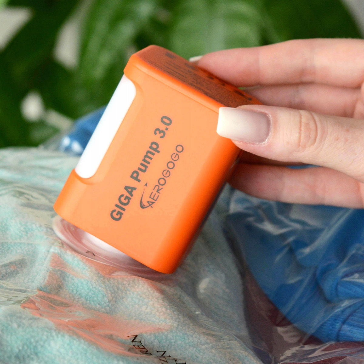 5x VACUUM Packing BAG + small Aerogogo 3.0 battery pump Color transparent