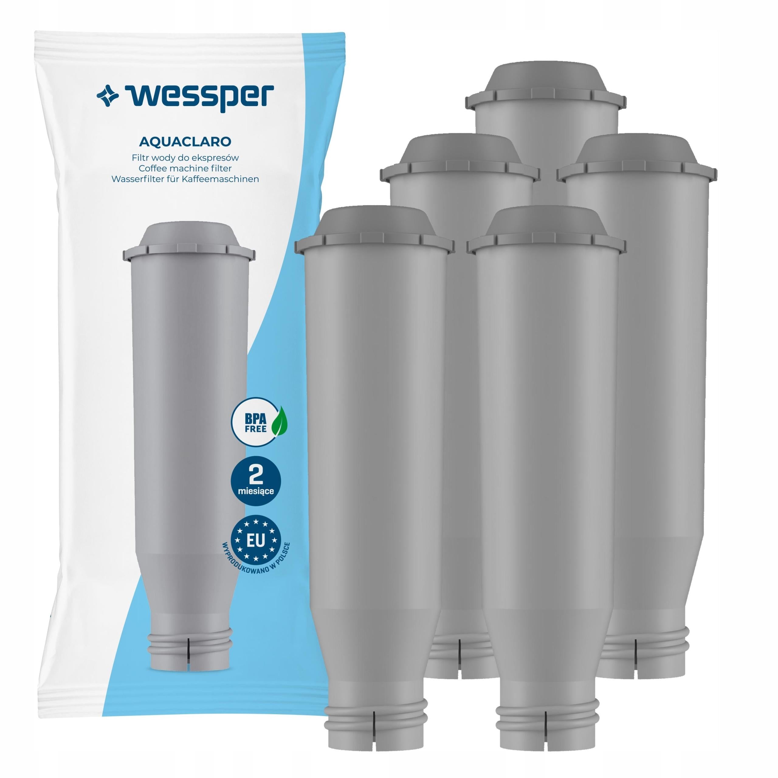 5x Water filter for Nivona machine + Descaler 0,5L + Tablets 10 pcs. Packaging status original