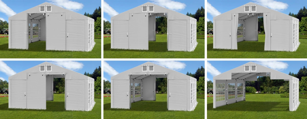 5x10m 2-2,91m Commercial Tent Garden Gazebo - VARIOUS COLORS Manufacturer Das Company