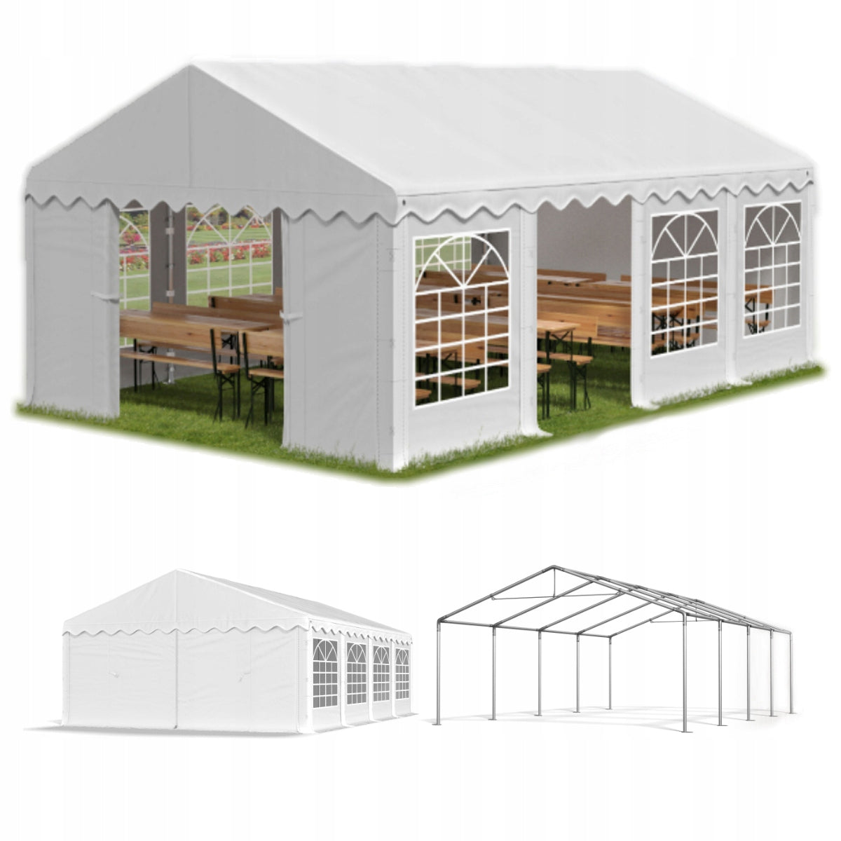 5x8 Party Garden Tent HOME - VARIOUS COLORS