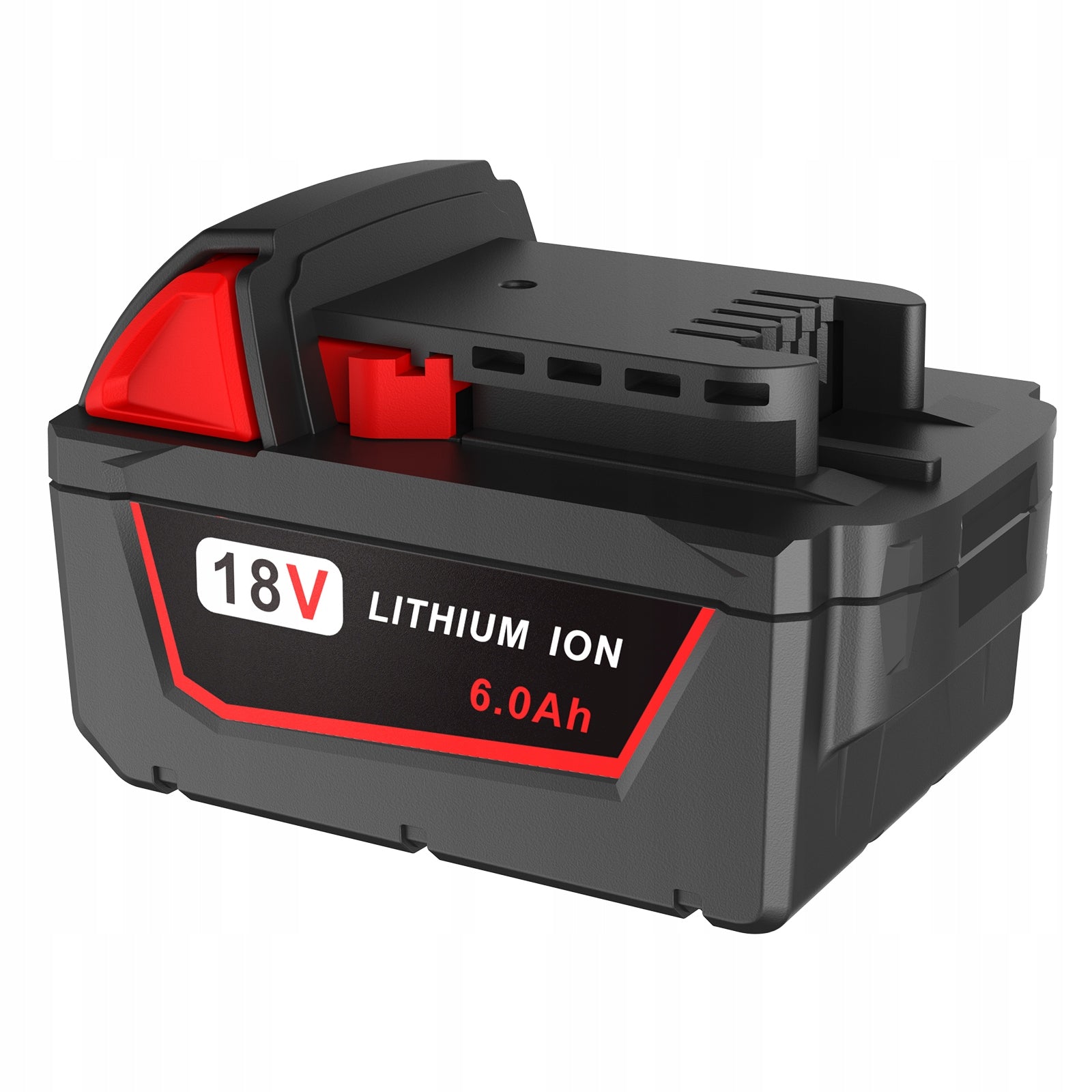 6.0Ah M18 Battery for Milwaukee 18V Li-Ion Replacement Battery M18 Battery Battery capacity 6 Ah