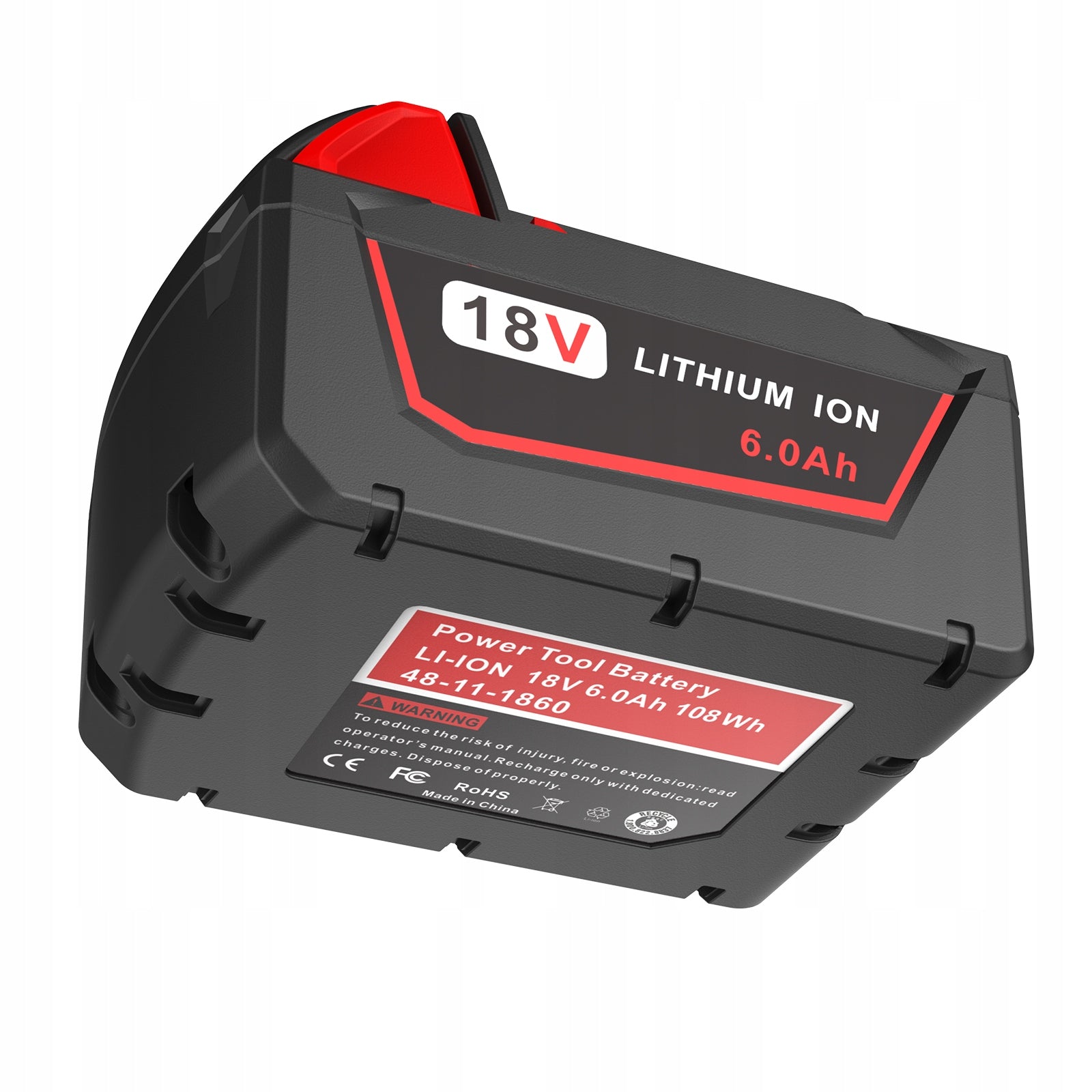 6.0Ah M18 Battery for Milwaukee 18V Li-Ion Replacement Battery M18 Battery EAN (GTIN) 768365370151