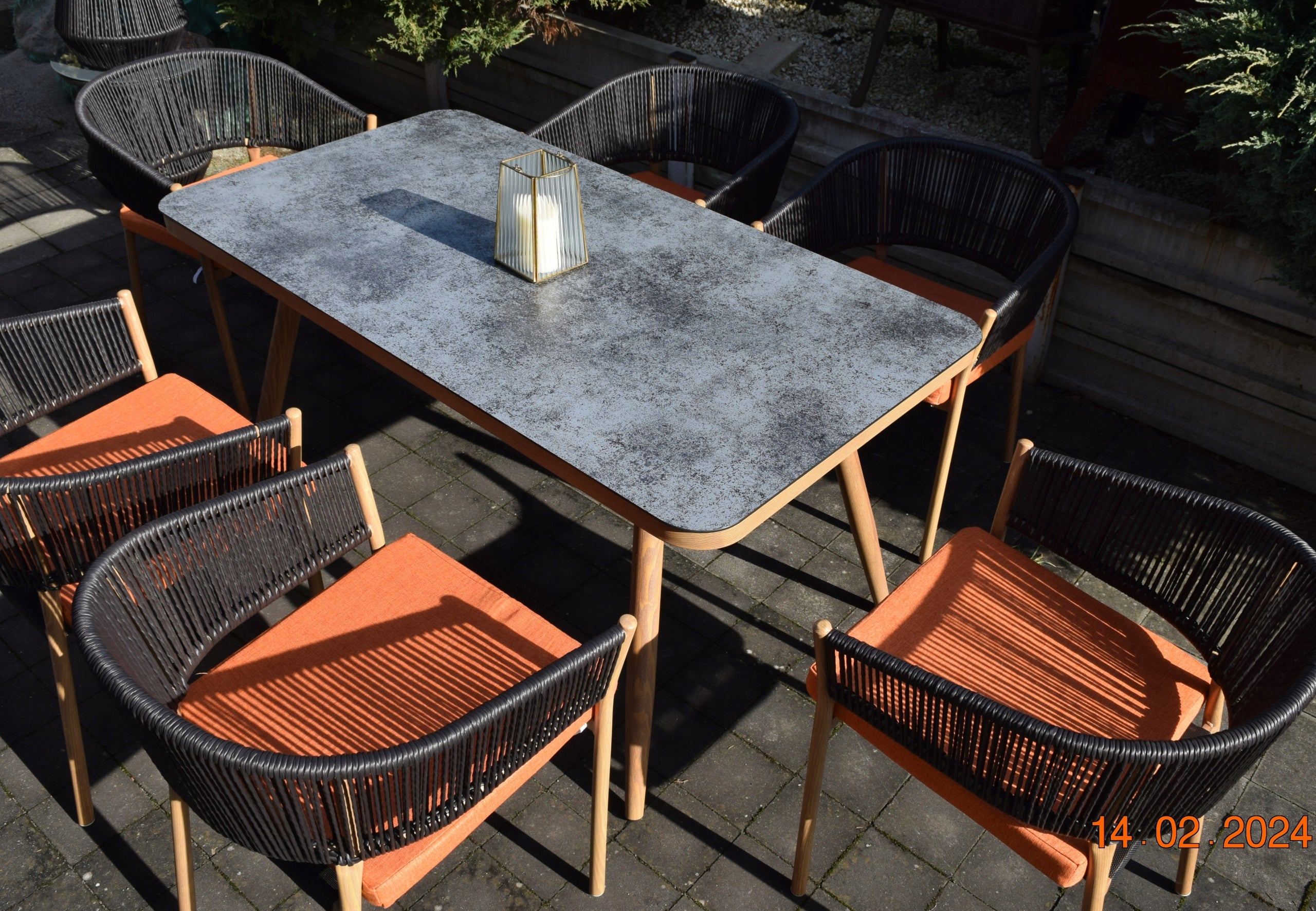 6+1 technoratan garden set dinner chair table Number of people 6