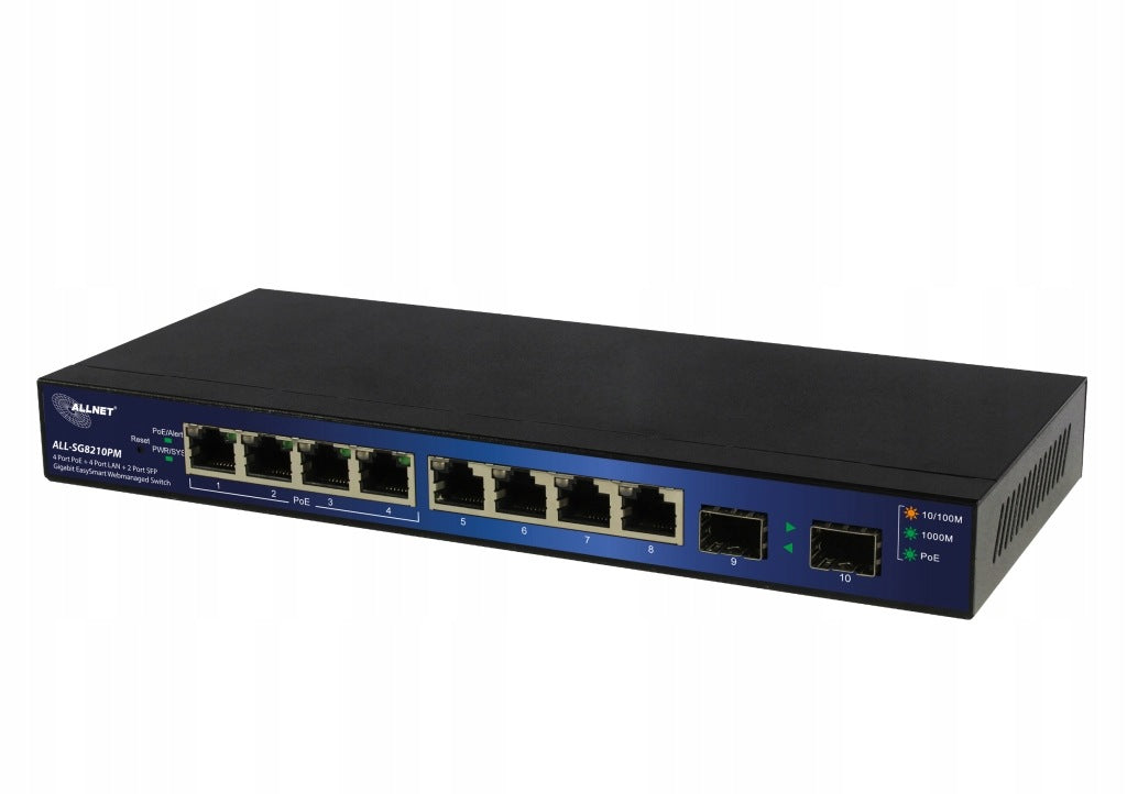 6+2P ALLNET ALL-SG8210PM POE+ M Manufacturer Allnet