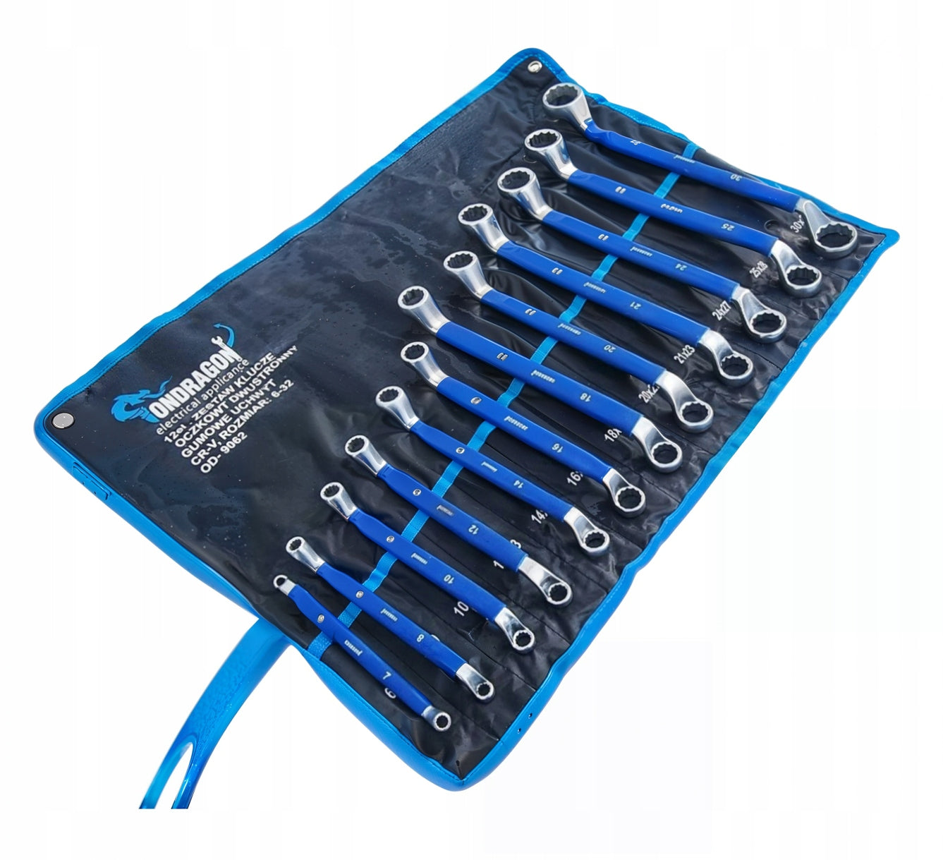 6-32 BENT DOUBLE-SIDED EYE WRENCHES WITH RUBBER SET 12EL CASE PRO EAN (GTIN) 5906954291547