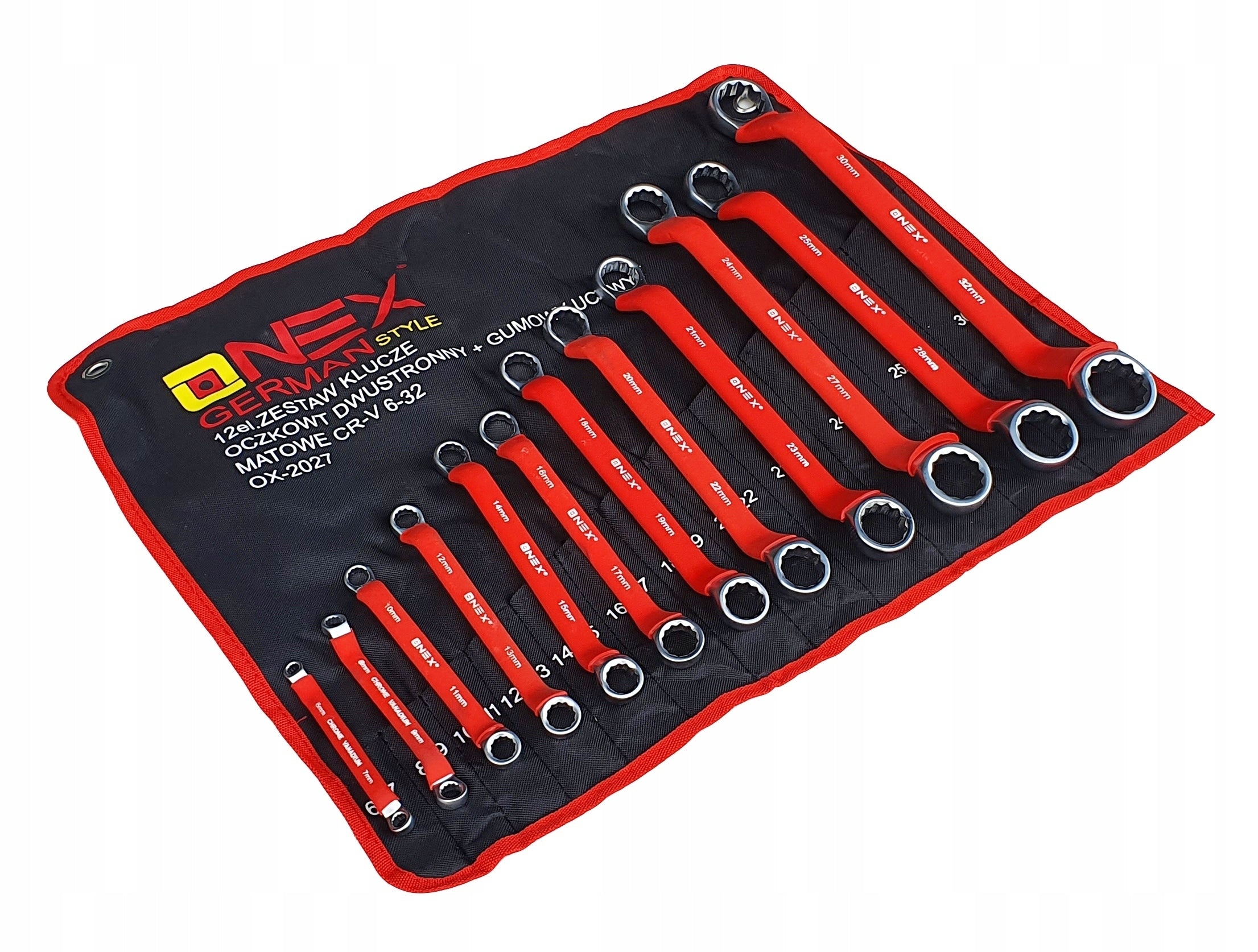 6-32 RUBBER BENT EYE WRENCHES SET 12EL Brand Onex