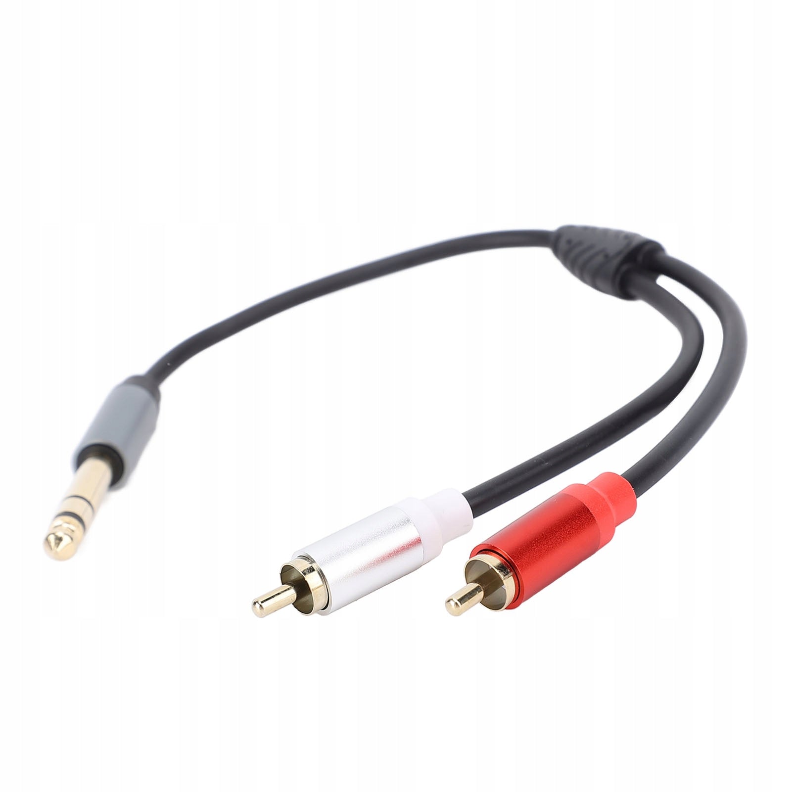 6,35 MM STEREO MALE TO 2 MALE CABLE 11,8 INCH 6,35 MM STEREO J1 Brand no brand