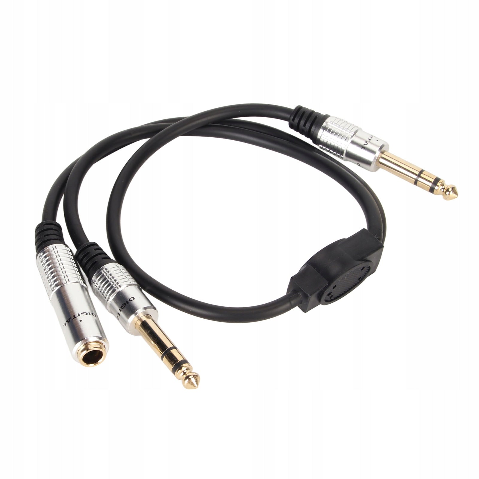6,35MM TO DOUBLE 6,35MM Y SPLITTER CABLE DOUBLE KANA JC